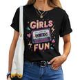 Girls Just Wanna Have Fun Retro 80S Throwback Memories Vibe Women T-shirt