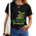 Jamaican Princess Jamaica Girl Melanin Cute Jamaican Flag Women T-shirt Jamaican Princess Jamaica Girl Melanin Cute Jamaican Flag Women T-shirt