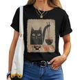 Kawaii Cat Eating Sushi Japanese Anime Cute Sushi Cat Girls Women T-shirt