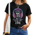 Level 11 Jahre Mädchen Geburtstag Gamer Girl Zockerin 2014 T-shirt Frauen