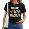 Meine Mädels Chicken Humourintage T-shirt Frauen