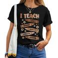 Melanin Black History Month I Teach Black History Teacher Women T-shirt