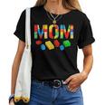 Mom Master Builder Building Blocks Bricks Mother's Day Women T-shirt