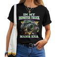 In My Monster Truck Mama Era Monster Truck Mom Groovy Women T-shirt