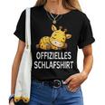 Official Sleep Giraffe Pyjama T-shirt Frauen