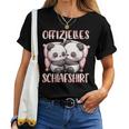 Official Sleep Panda Night Girls Sleeping T-shirt Frauen