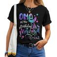 Oma Of The Birthday Mermaid Matching Family Mother's Day Women T-shirt