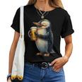 Penguin Beer T-shirt Frauen