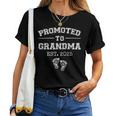 Promoted To Grandma Est 2025 1St Time Grandma To Be Women T-shirt