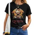 Queen Rock Music Band Logo By Rock Off T-shirt Frauen