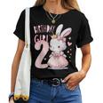 Rabbit Princess Children's Birthday 2 Years Girls Pink T-shirt Frauen