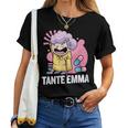 Raver Aunt Emma Ballern Techno Edm Rave Dj T-shirt Frauen