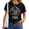Retro Feral Moms Social Club Sarcastic Saying Mothers Women T-shirt