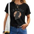 Retro I'm A Hoot Owl Bird Pun Sarcastic Jokes Men Women T-shirt