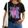 Retro Taylor First Name Personalized Birthday Girl Party Women T-shirt