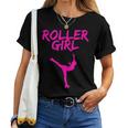 Roller Girl Figure Skating For Roller Girl Roller Skates Girls T-shirt Frauen