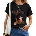 Sakura Faune Amoureux Des Ours Animal Chine Panda Roux T-shirt femme