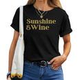 Summer Treats Sunshine And Wine Blend Of Relax And Fun Women T-shirt