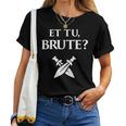 Historia De La Antigua Roma Bruta Julio César Camiseta de mujer