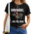 Village Girl And Pride Drauf Dorfkinder Chickenillage T-shirt Frauen