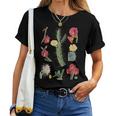 Vintage Botanicalintage Cactusintage Flower Botany Camiseta de mujer