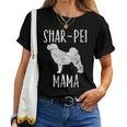 Vintage Shar-Pei Mama Sharpei Mom Dog Owner Mother Women T-shirt