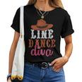 Western Country Line Bailarina Es Niñas Diva Line Dance Camiseta de mujer