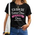 Women's Ich Bin Die Bonus Grandma Bonus Grandma Family T-shirt Frauen