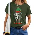 Beer Elf Family Outfit Family Partner Look Christmas T-shirt Frauen