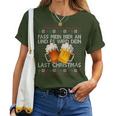 Fass Mein Beer An Und Es Wird Dein Last Christmas Xmas Beer T-shirt Frauen