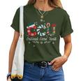 Ccu Nurse Christmas Critical Care Unit Xmas Girl Nurse Women T-shirt