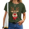 Reindeer Christmas Jumper Christmas Jumper Women's T-shirt Frauen