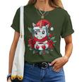 Unicorn Christmas Children Christmas Unicorn T-shirt Frauen