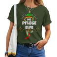 Women's Care Elf Christmas Elf Xmas T-shirt Frauen