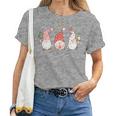 Women's Christmas Jumper Christmas Gnome Gnome Long-Sleeved T-shirt Frauen