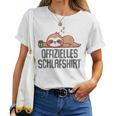 Official Sleep Pyjama Nightdress Sloth T-shirt Frauen