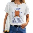 Officiel De La Sieste Humour Chat Drole Fille T-shirt femme