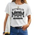 Rottweiler Mama Dog Lover Pet Owner Rottie Mom College Retro Women T-shirt