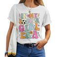 In My Soccer Girl Era Retro Groovy Soccer Girl Women T-shirt