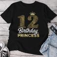 12Th Birthday Girl Princessintage 2011 Cute T-shirt Frauen Lustige Geschenke