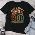 37Th Birthday Original Womenintageintage 1988 T-shirt Frauen Lustige Geschenke