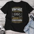 45 Cumpleaños 45 Años Hombre Intage 1980 Regalo Camiseta de mujer Regalos divertidos