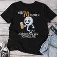 70Th Birthday Man Woman 70 Years 1954 Decorative T-shirt Frauen Lustige Geschenke