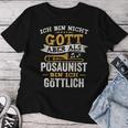 Als Promaunist Bin Ich Göttlich Orchestra Musician Trombone T-shirt Frauen Lustige Geschenke