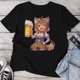 Anime Beer Festival Cat Beer T-shirt Frauen Lustige Geschenke