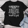Archery Mom My Heart Is Full Archery Mother Of An Archer Mom Women T-shirt Funny Gifts
