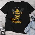 Bee Happy Honey Bee Beekeeping T-shirt Frauen Lustige Geschenke