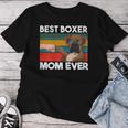 Best Boxer Mom Ever Best Dogs Mum Día De La Madre Camiseta de mujer Regalos divertidos