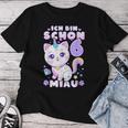 Birthday Girl 6 Years Old Cat Unicorn T-shirt Frauen Lustige Geschenke