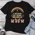 I Bleach My Stink Wrinkle Sarcastic Gag Adult Humour Women T-shirt Funny Gifts